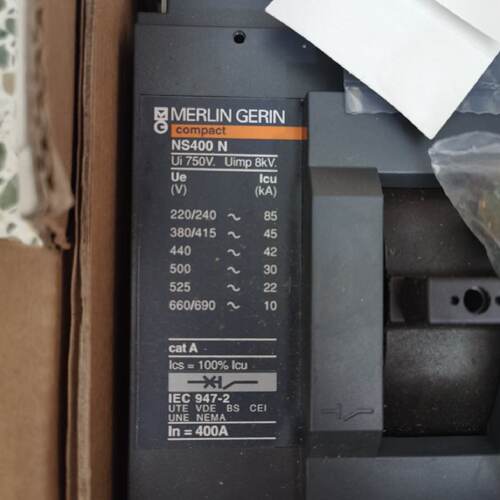议价原装梅兰日兰Merlin Geri塑壳断路器 NS400N 3P 250A 320A 40