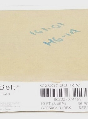 NIB REXNORD C2050SS RIV LINKBELT ROLLER CHAIN C2050SSR10B 10