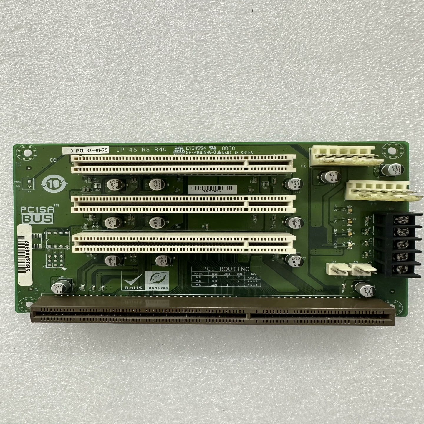 台湾IEI IP-4S-RS-R40威强电PCISA工控底板~询价