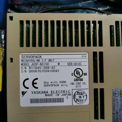 安川伺服器模块JUSP-NS100，没有纸盒包装。E16询价