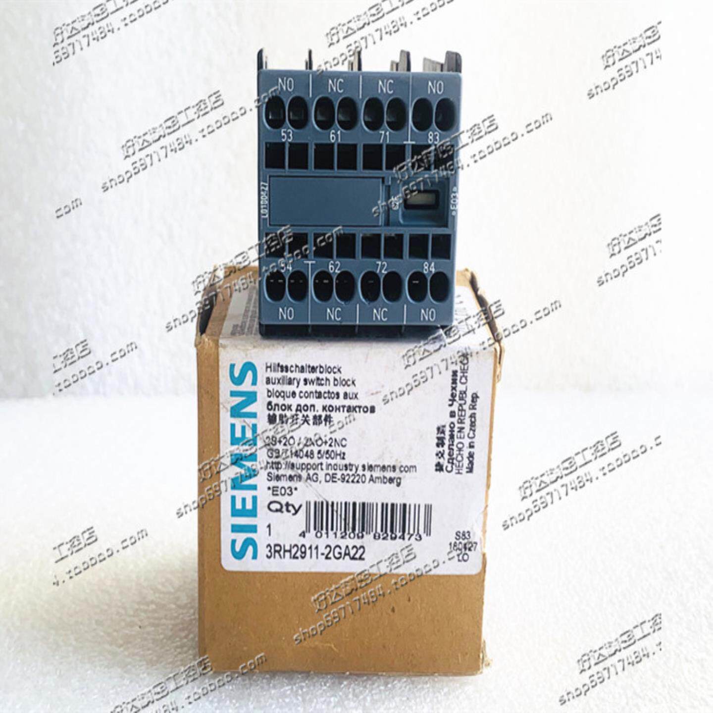 全新原装西门子接触器辅助触头3RH2911-2GA222FA222开2闭