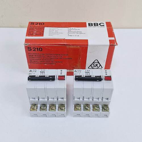 BBC Brown Boveri S213  K2A Stotz SK Circuit Breaker 380V Box