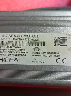 SV-X3MH075A-N2LN实物图一个~询价