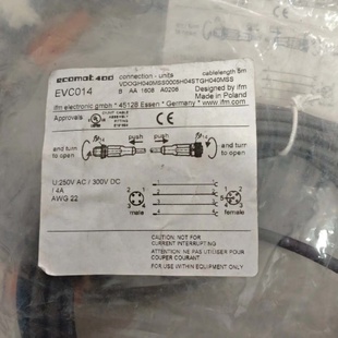 全新IFM易福门连接线EVC014原装未拆封带包装议价