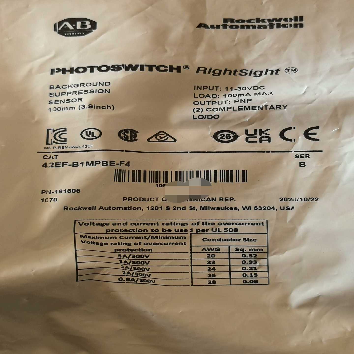 42EF-B1MPBE-F4AB传感器询价