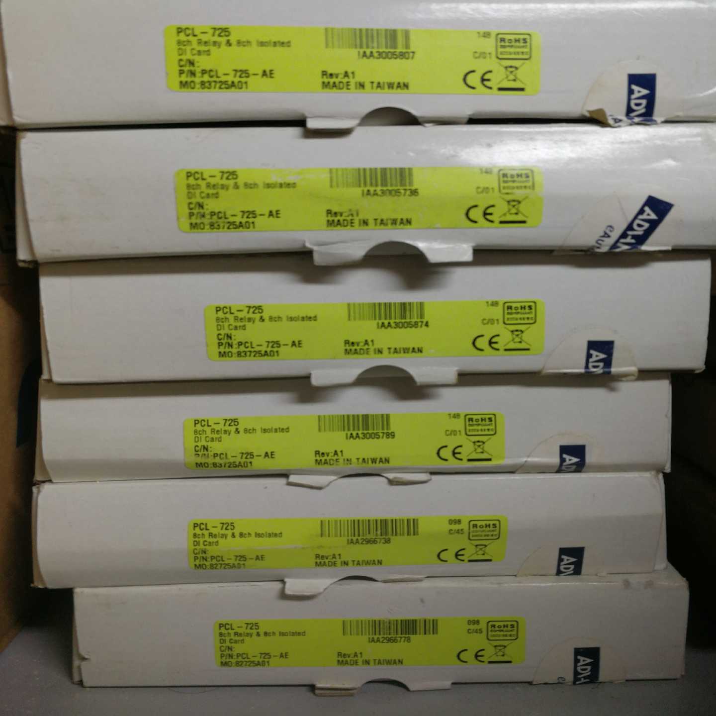 议价库存全新研华数据采集卡IPCL-725，实物图，单价，可开电现货