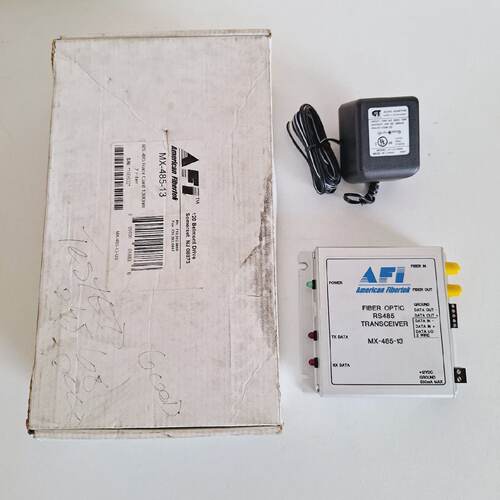 American Fibertek MX48513 Fiber Optic RS485 Transceiver