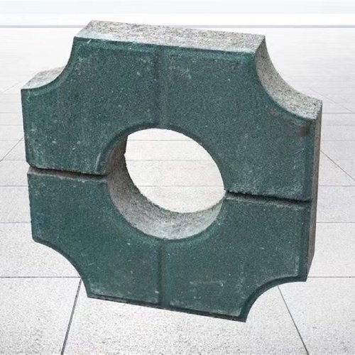 五孔砖八字型植草砖井字草坪砖中孔草坪砖停车位植草砖护坡九孔草
