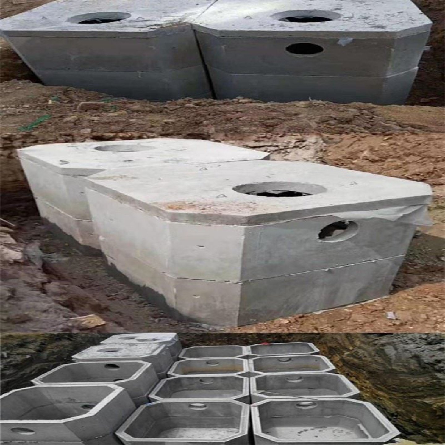 新型化粪池罐地埋式新农村专用家用改厕三格一体环保PE塑料桶加厚,基础建材,基础材料,淘宝优惠券,粉丝福利购,淘宝优惠卷