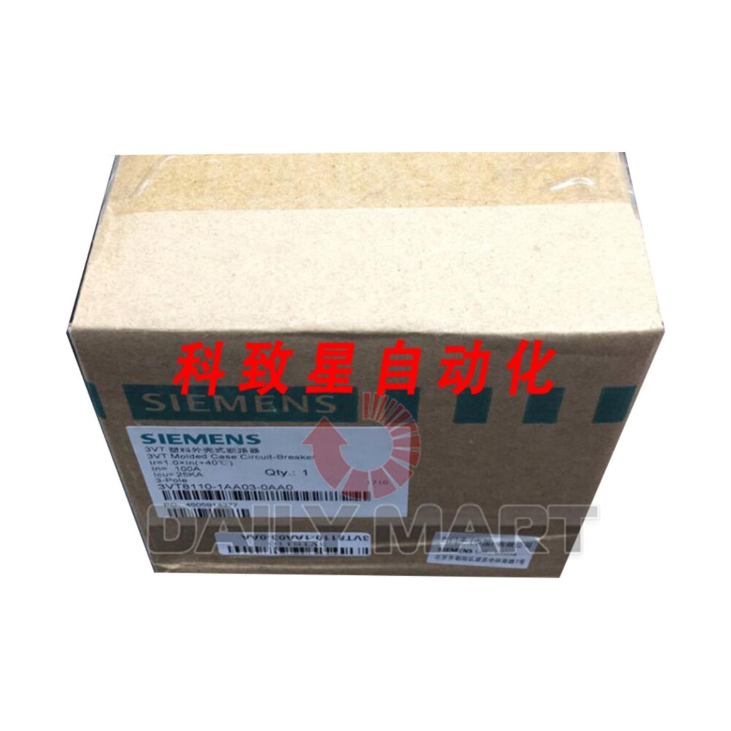 工业配件3VT8110-1AA03-0AA0 断路器 100A