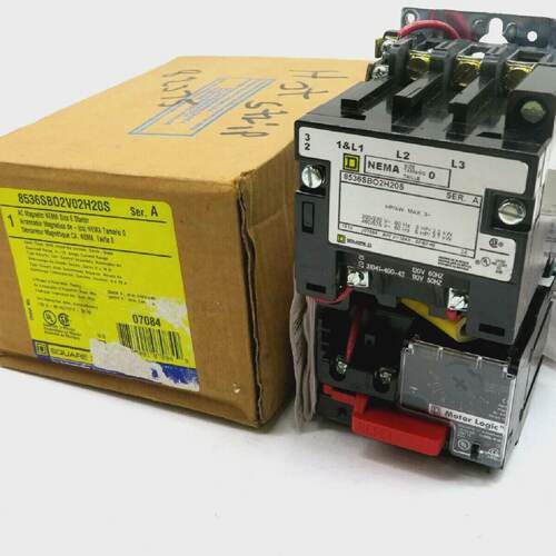New Angle 8536SBO2V02H20S Magnetic Starter Size 0 Series A