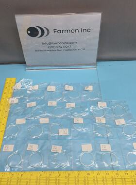 LOT OF 23 SHIBATEC P36CR ORING CRYSTAL RUBBER P36 CRYSTAL OR
