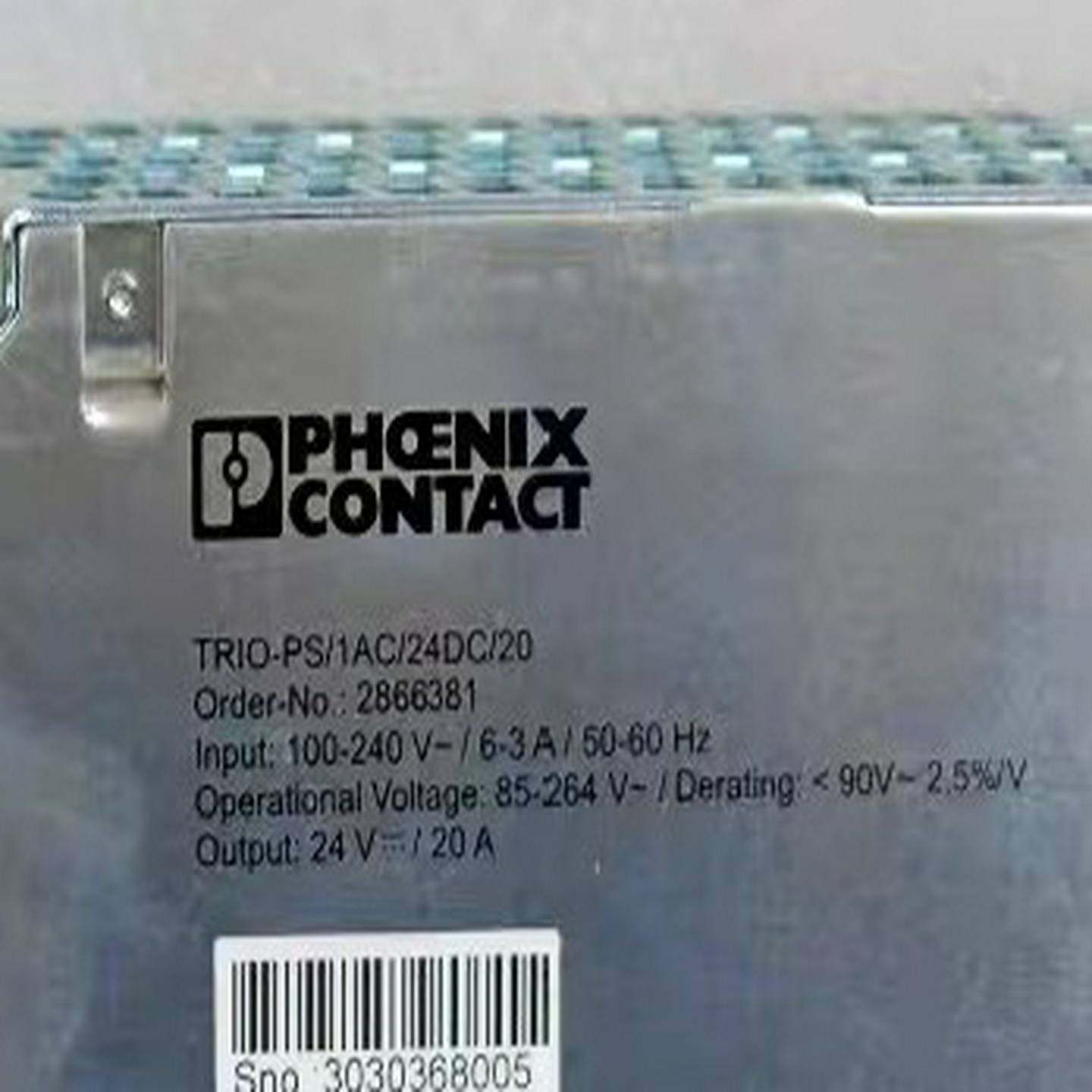 菲尼克斯导轨电源开关电源 TRIO-PS/1AC/24DC/{议价}