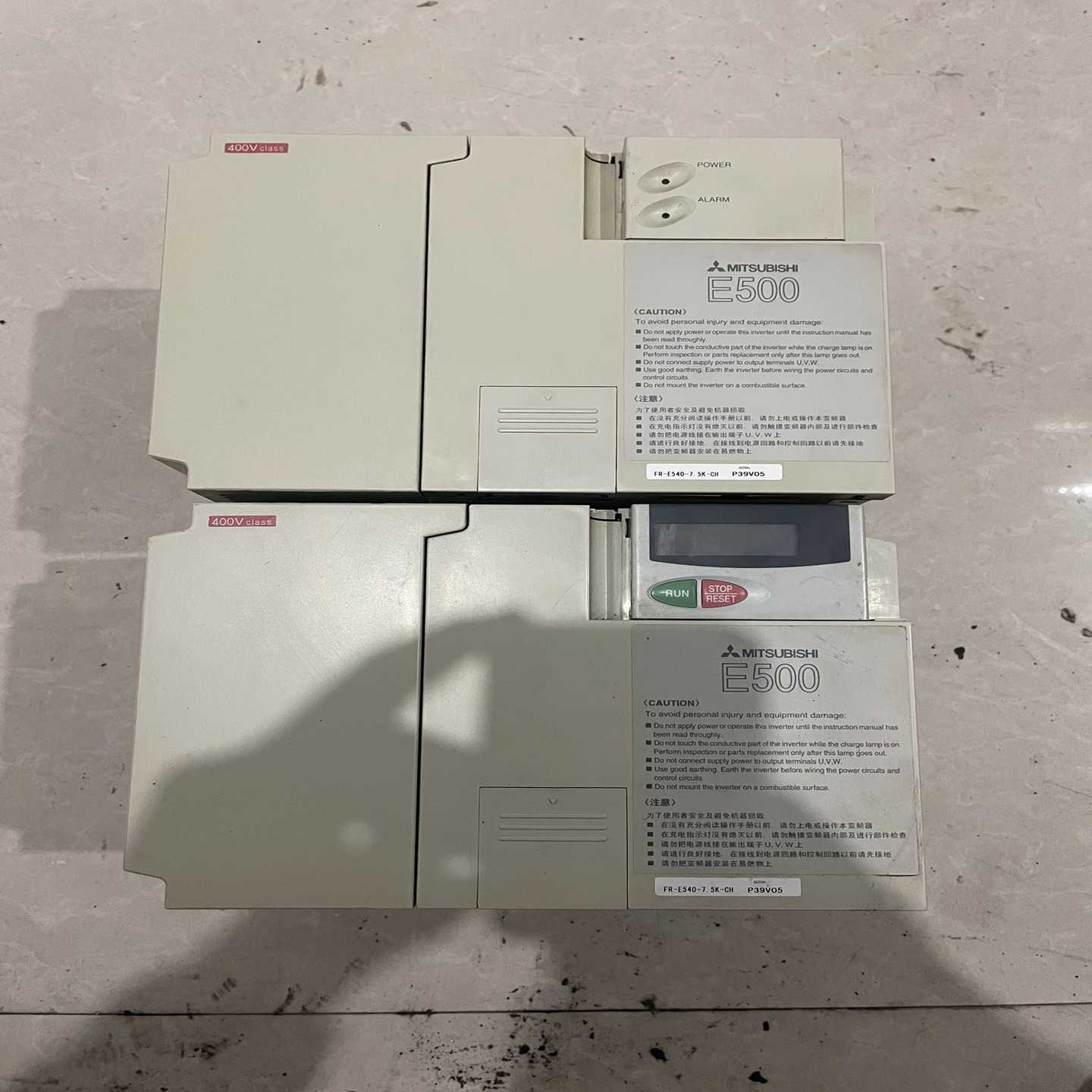 E500三菱变频器7.5KW380V原装拆机--议价商品