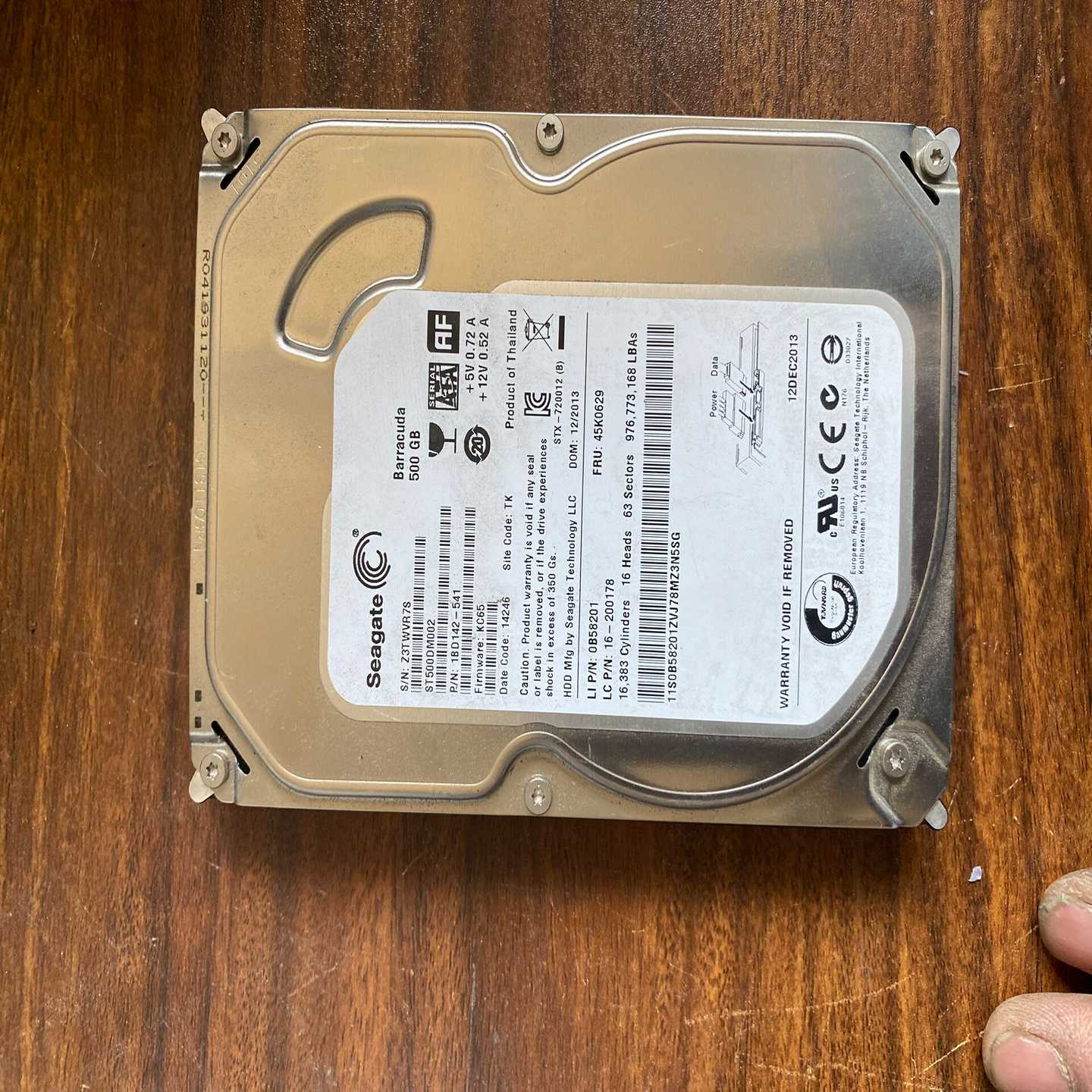 议价希捷500g台式机硬盘好用的19.8包邮非偏远有多个随机发希