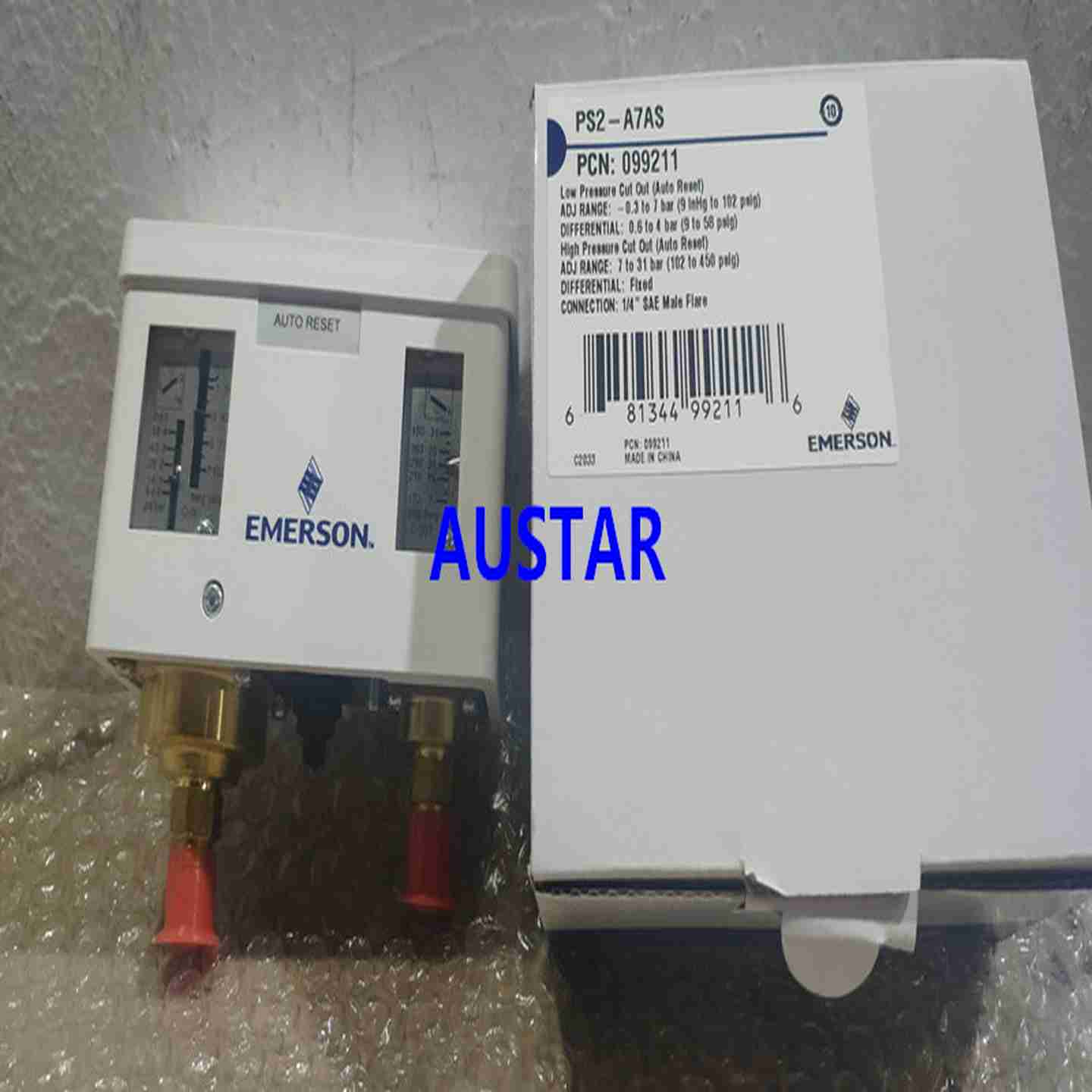 议价-原装正品EMERSON艾默生ALCO双压力控制器PS2-A7AS/PS2-