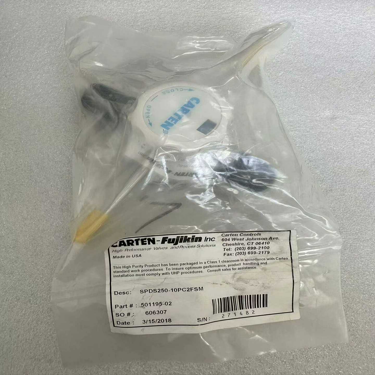 美国CARTENSPDS250-10PC2FSM，1/4波--议价商品