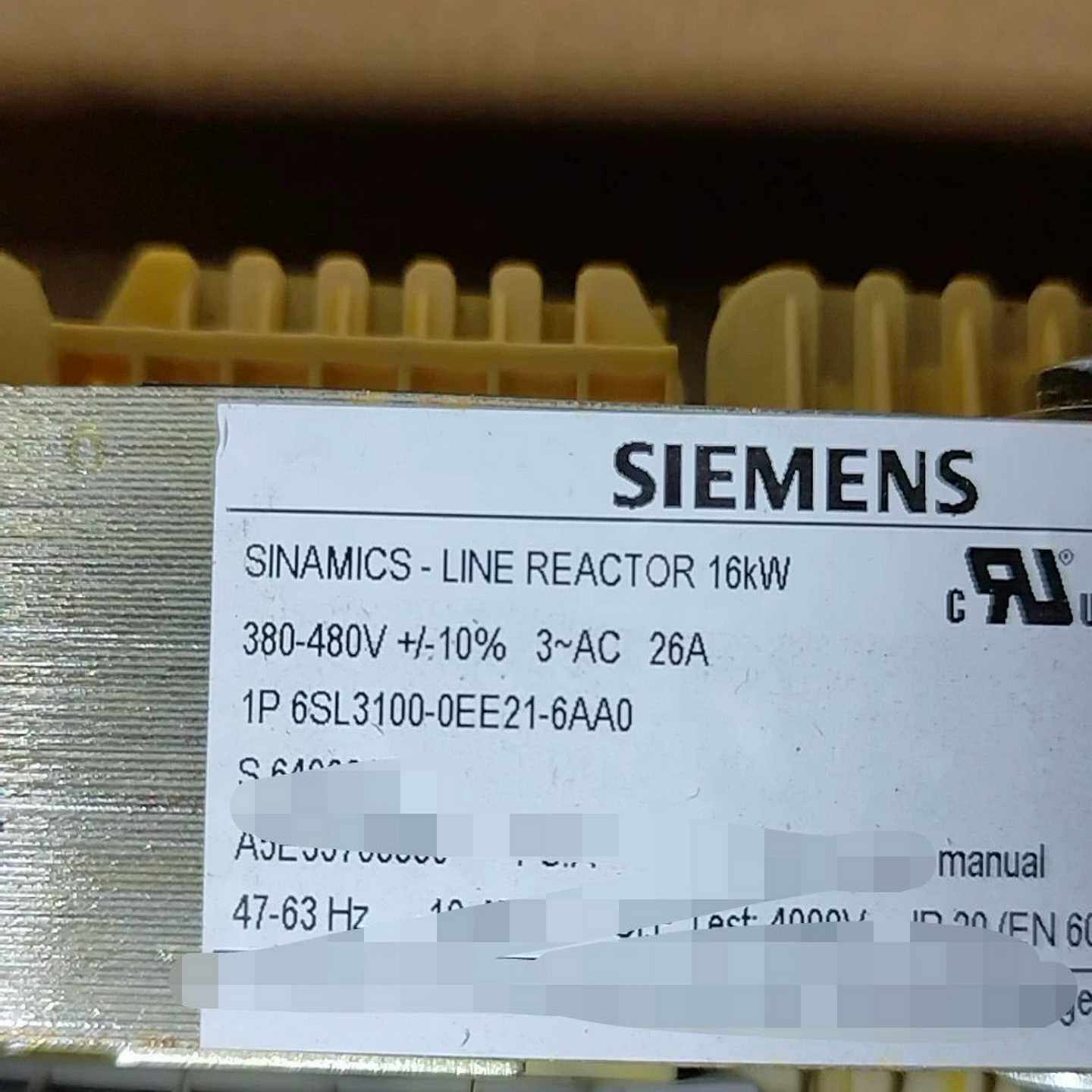 6SL3100-0EE21-6AA0西门子电抗器，裸机99--议价商品