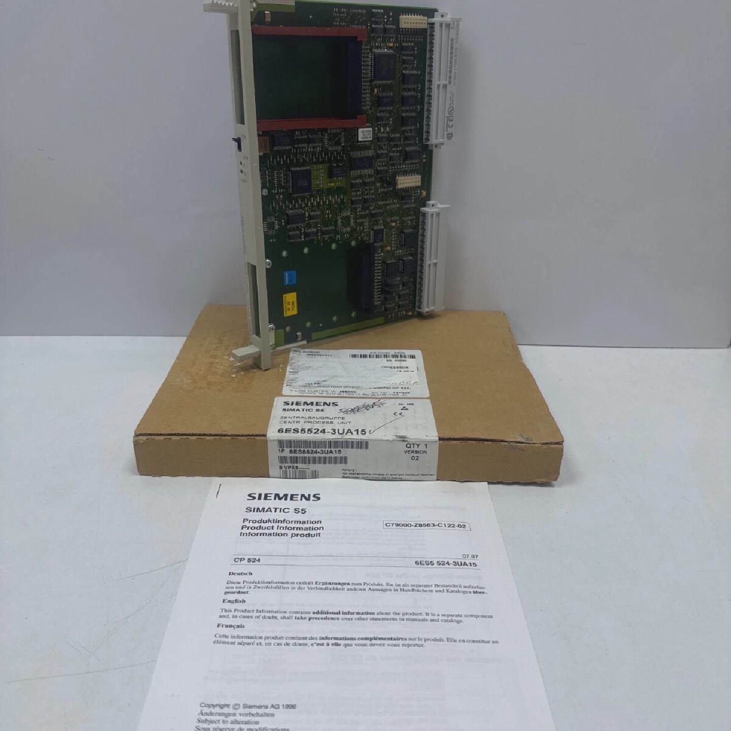 Siemens 6ES55243UA15 Centr. Entwicklung. Einheit - 实物图