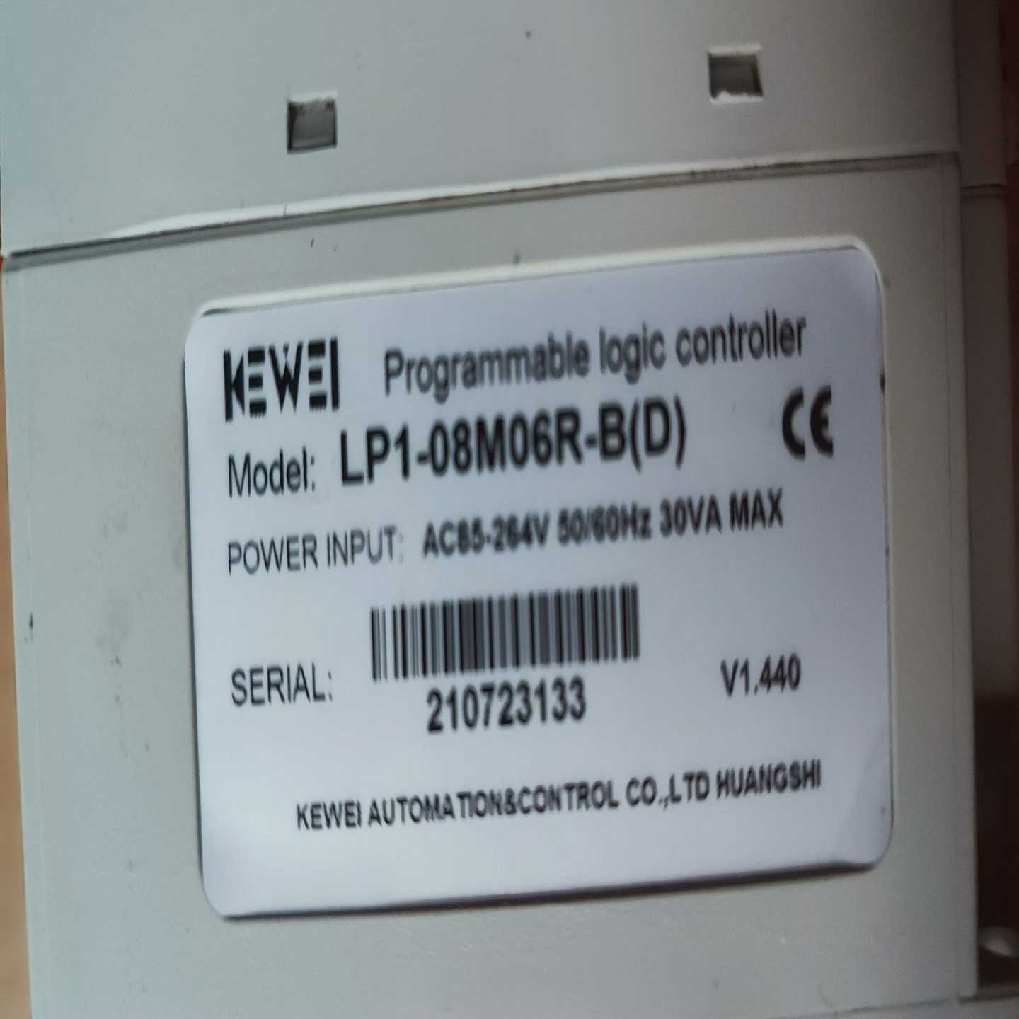 咨询-科威PlC，LP1一08M06R一B(D)，