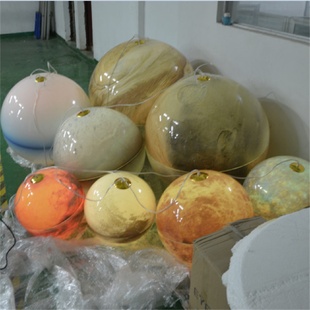 饰星球七彩灯光月球道具制作 有机玻璃星球仪大号地球仪亚克力装