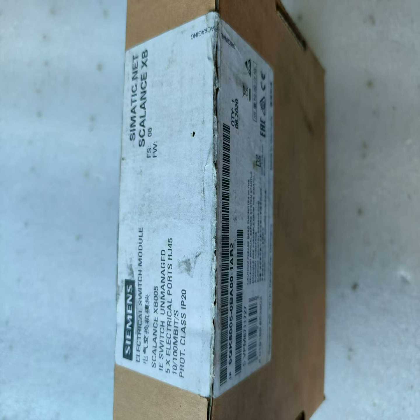 咨询-6GK5005-0BA00-1AB2，带包装拆