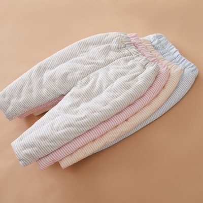 幼儿童装手工纯棉花棉裤男女宝宝加厚保暖秋冬季居家外穿婴儿棉裤