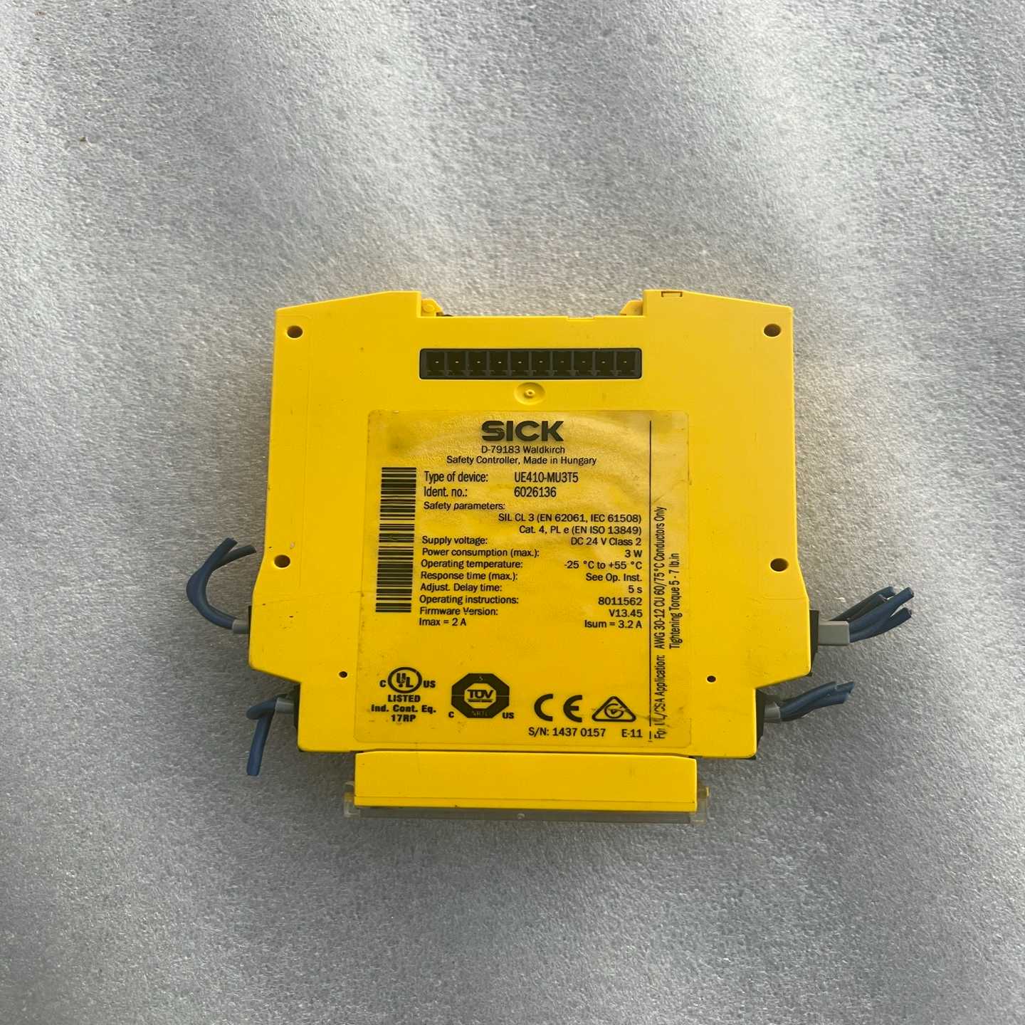 西克SICK安全继电器UE410-MU3T56026136适用