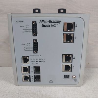 ALLENBRADLEY STRATIX 8000 1783MS06T PN16205 ETHERNET MANAGED