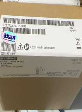 6ES7336-4GE00-0AB0，未拆封询价