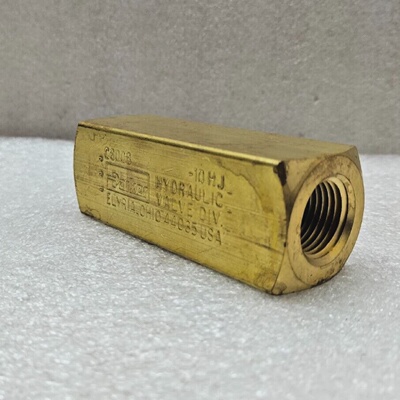 Vanne  Vrin Hydraulique En Laiton Parker C800B  2000 PSI  13