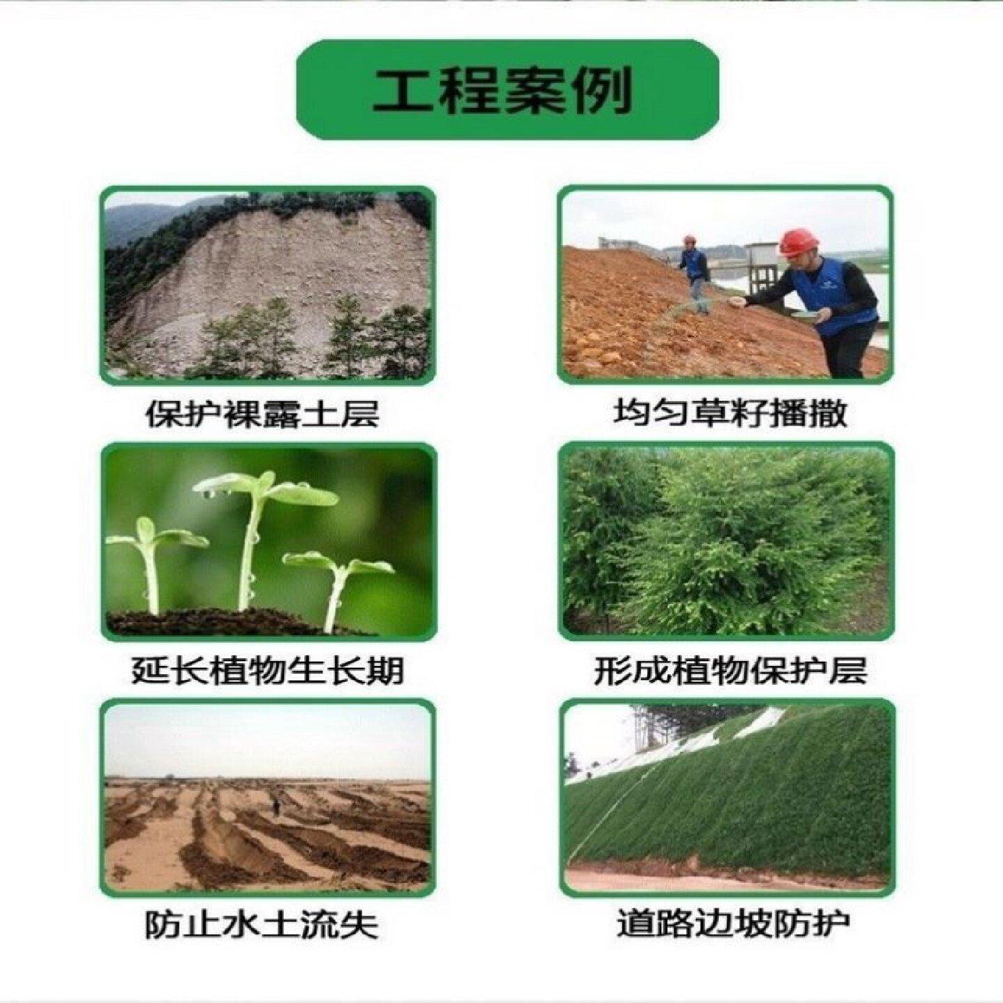 三维植被网高速护坡固土EM2EM5加筋固土工网垫植草网护坡绿化 - 实物图