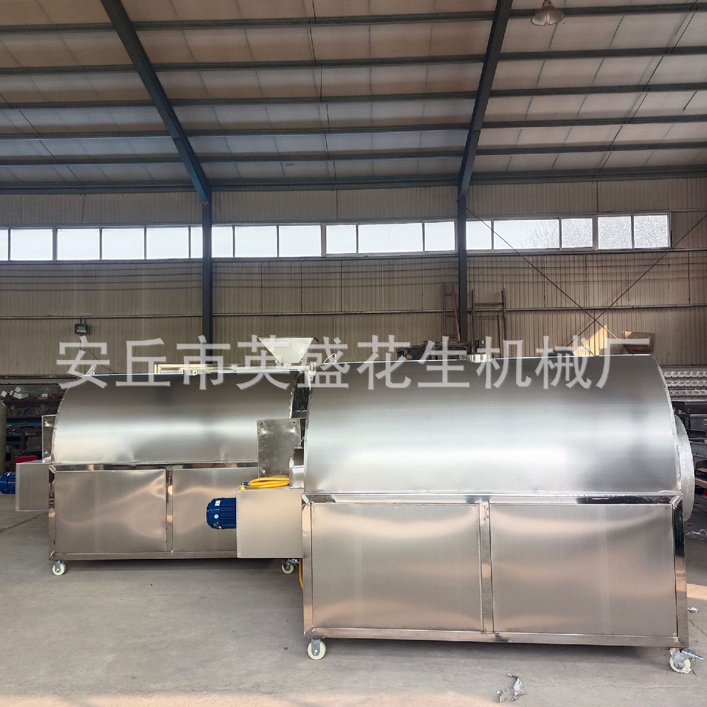 花生烤炉转筒烤炉多筒烘烤炉花生炒货机五谷杂粮炒机坚果烘干机