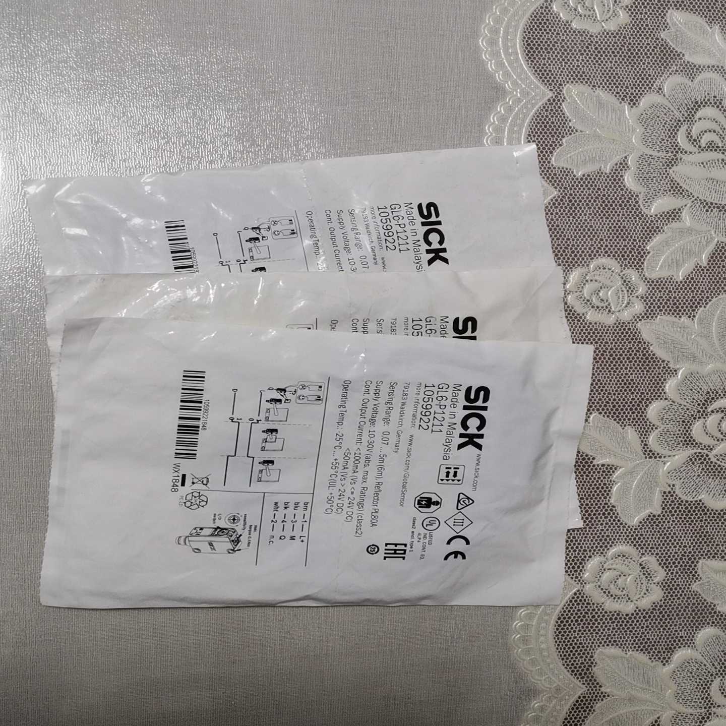 GL6-P1211SICK西克光电开关传感器三只需--议价商品