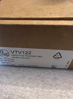 议价VTV122易福门IFM振动变送器 持久 DIN ISO 10816 整体振动监