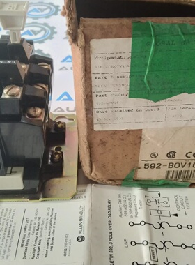Allen Bradley 592B0V16 NEMA Eutectic Alloy Overload Relay 3P