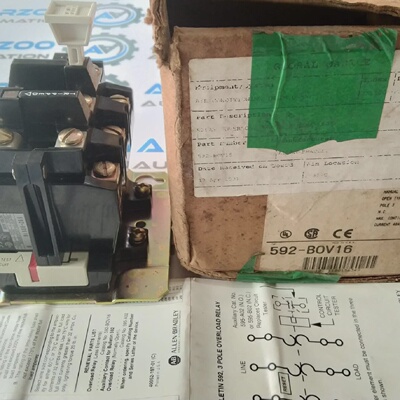 ALLEN BRADLEY 592B0V16 Nema Eutectic Lega Sovraccarico Rel 3