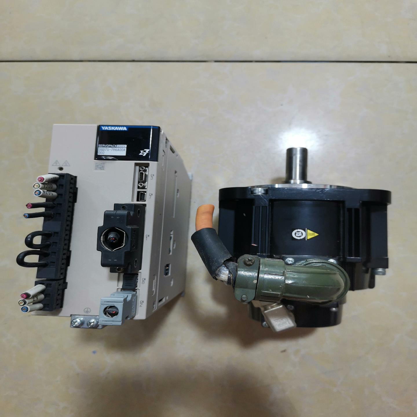 拆机安川驱动器和马达一套SGD7S-7R6A00A002+S【鑫鑫商铺】