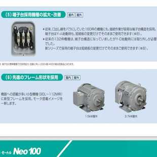 50HZ 200V IE3高能效 3.7KW 日本HITACHIi电机型号：TFO