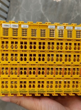 倍福模块EL1904黄色外壳4路数字输入24VDC-议价