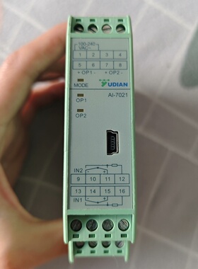 宇电温度采集模块AI-7021，一只成色如图，的直接【议价】