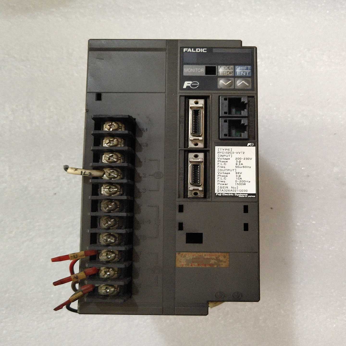 RYC152C3-VVT2富士驱动1.5KW功能询价
