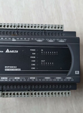 【询价】台达PLC DVP20EX200R带模拟量主机，成色实物图，