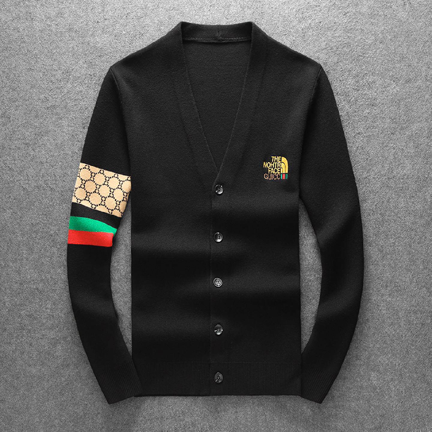 欧货高端开衫羊毛衫外套男秋冬新款毛衣欧洲站潮牌针织衫外套潮男