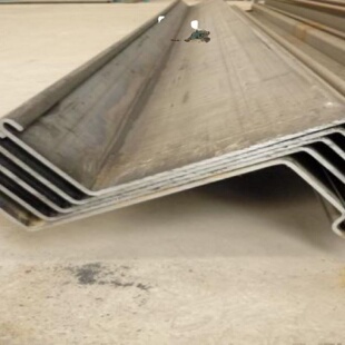 二手钢板桩拉森钢板桩围堰止水桩河道挡水板4米15米旧钢板桩