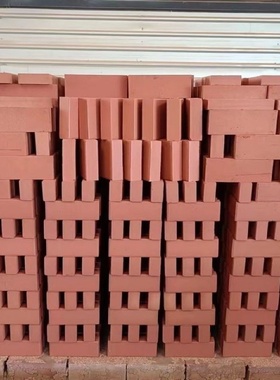 清水砖陶土烧结砖真空烧结砖广场铺地砖多孔砖实心砖路面红砖厂家