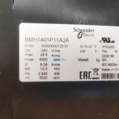议价施耐德LXM32 2.2KW伺服马达BMH1003P37A2A全新原装质保一年