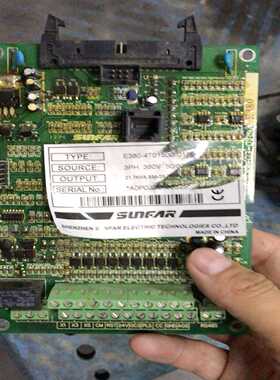 Sunfar四方变频器E380系列主板，380V三相，型号E--议价商品
