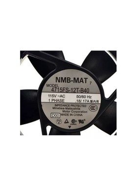 售前询价原装4715FS-12T-B40 NMB散热风扇12038 115V 1817A 1514W