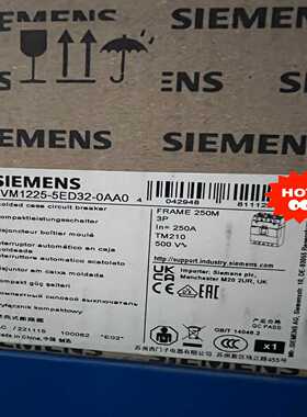 3VM1225-5ED32-0AA0塑壳断路器询价